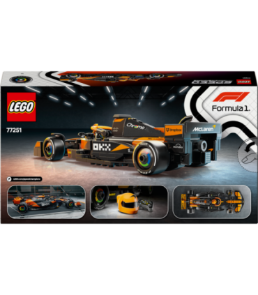 LEGO Speed Champions McLaren F1 Team MCL38 võidusõiduauto