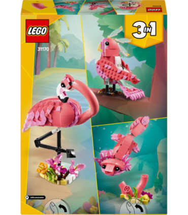 LEGO Creator metsloomad: roosa flamingo