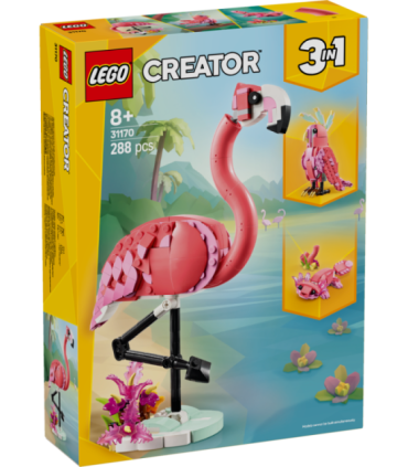 LEGO Creator metsloomad: roosa flamingo