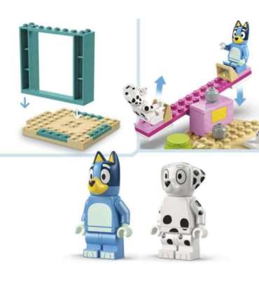 LEGO 4PLUS Bluey ja Chloe lõbus mänguväljak