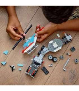 LEGO Creator Treilerauto koos helikopteriga