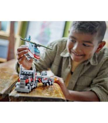 LEGO Creator Treilerauto koos helikopteriga