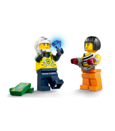 LEGO City Politseiauto ja muskelauto tagaajamine