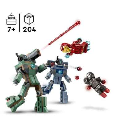 LEGO Super Heroes Iron Man ja Sõjamasin vs. haamerdroonid