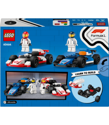 LEGO City F1 Williams ja Haas F1 võidusõiduautod
