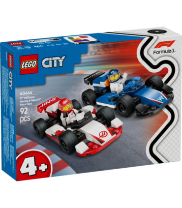 LEGO City F1 Williams ja Haas F1 võidusõiduautod