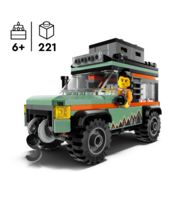 LEGO City Maastiku 4x4 mägiveok