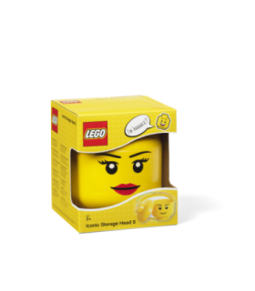 LEGO väike peakujuline hoiukarp tüdruk