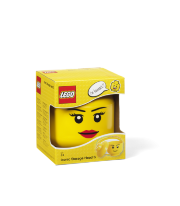 LEGO väike peakujuline hoiukarp tüdruk