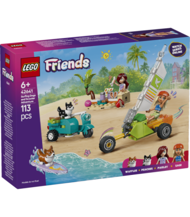 LEGO Friends Surfikoerad ja motorolleriseiklus