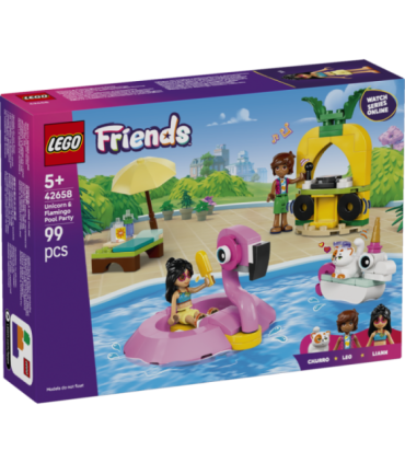 LEGO Friends Ükssarviku ja flamingo basseinipidu