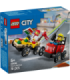 LEGO City Pitsaauto vs tuletõrjeauto võidusõiduautode komplekt