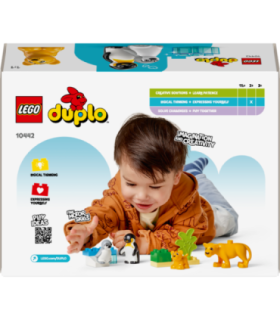 LEGO DUPLO Metsloomade perekonnad: pingviinid ja lõvid