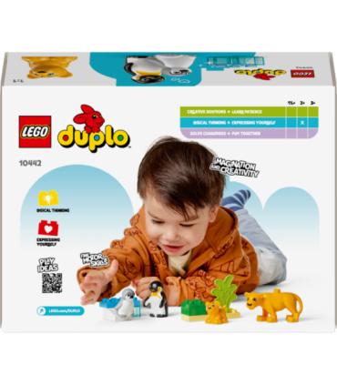 LEGO DUPLO Metsloomade perekonnad: pingviinid ja lõvid