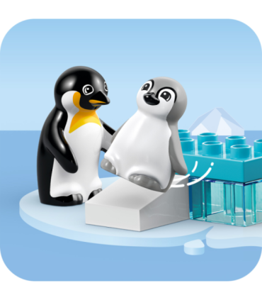 LEGO DUPLO Metsloomade perekonnad: pingviinid ja lõvid