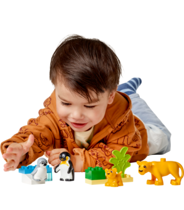 LEGO DUPLO Metsloomade perekonnad: pingviinid ja lõvid