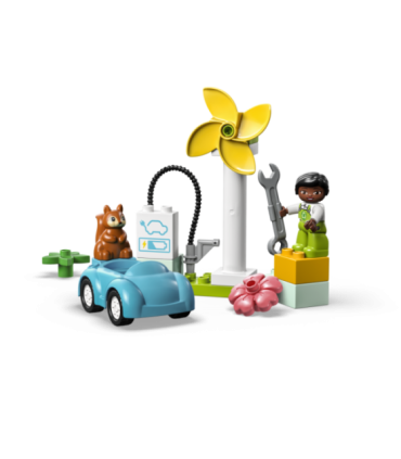 LEGO DUPLO Tuuleturbiin ja elektriauto