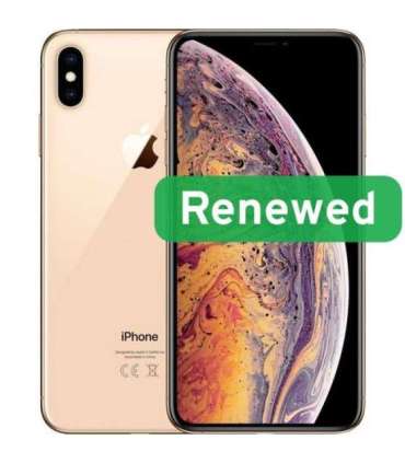 Grade C Apple iPhone XS Max 6.5" Super Retina HD 4G 64GB Gold iOS Apple Renew