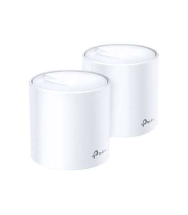 AX3000 Whole Home Mesh Wi-Fi 6 System Deco X60 (2-pack) 802.11ax 2402+574 Mbit/s 10/100/1000 Mbit/s Ethernet