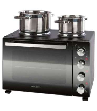 Mini oven with 2 hot plates Proficook
