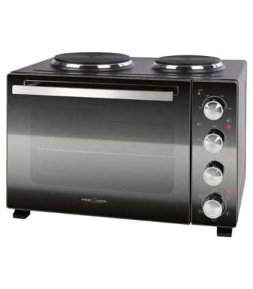 Mini oven with 2 hot plates Proficook