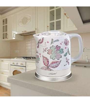 Ceramic electric kettle MAESTRO MR-068 1,5L 1500W (MR-068-FLOWERS)