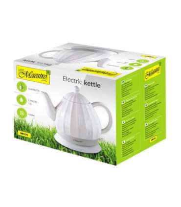 Feel-Maestro MR070 electric kettle 1.2 L 1200 W White