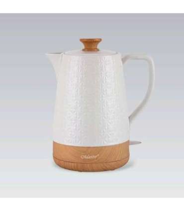 Maestro MR-076 electric kettle 1.8 L 1800 W White, Wood