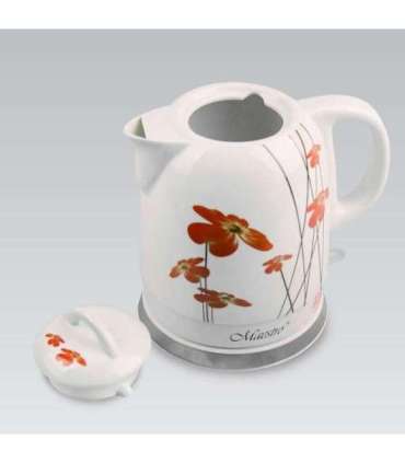 Feel-Maestro MR-066-RED FLOWERS electric kettle 1.5 L 1200 W Red, White