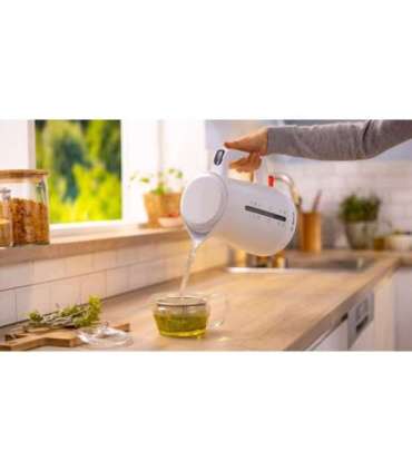 Bosch TWK3M121 MyMoment 2400 W electric kettle, white