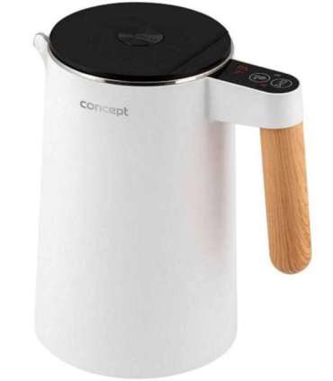 Stainless Steel Kettle White 1.5 l Salt & Pepper Concept RK3300