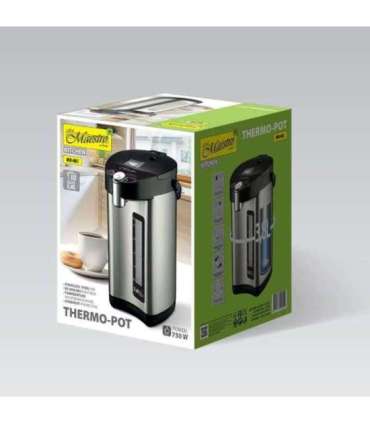 Feel-Maestro MR-081 thermo-pot 3.8 L Silver, Black