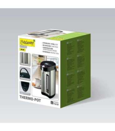 Feel-Maestro MR-081 thermo-pot 3.8 L Silver, Black