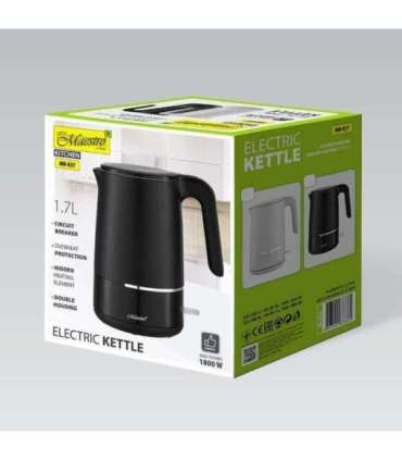 Maestro MR-037 electric kettle 1.7 L 1800 W (MR-037-BLACK) Black