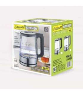 Maestro MR053 electric kettle 1.7 L 2200 W Black, Transparent
