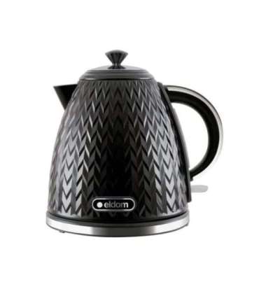 ELDOM NELA kettle, 1.7 l capacity, 2000 W power, black