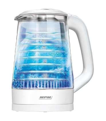 MPM MCZ-124 electric kettle 1.7 L 2200 W White