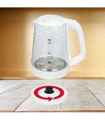 MPM MCZ-124 electric kettle 1.7 L 2200 W White