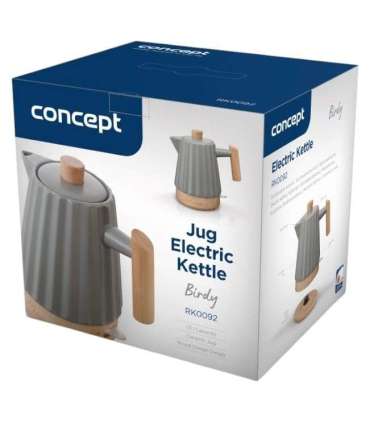 Concept RK0092 Ceramic electric kettle 1.5 l Dark grey