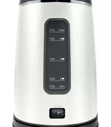 Bosch DesignLine electric kettle 1.7 L 2400 W Black, Silver