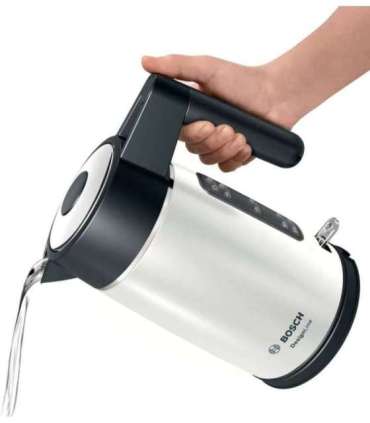 Bosch DesignLine electric kettle 1.7 L 2400 W Black, Silver
