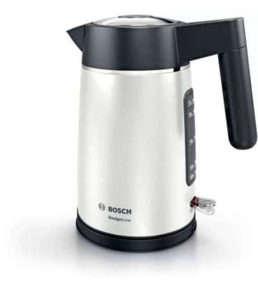 Bosch DesignLine electric kettle 1.7 L 2400 W Black, Silver