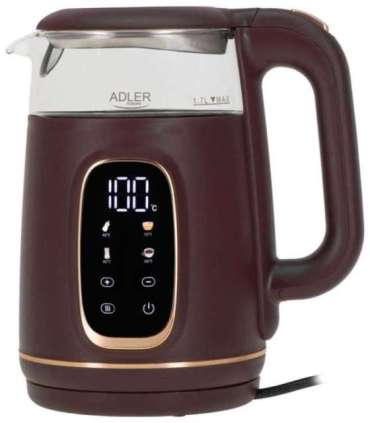 ADLER AD 1305 burgundy electric kettle
