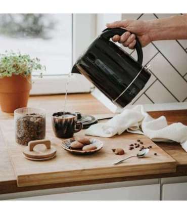 ADLER 1385B BLACK WHITE ELECTRIC KETTLE