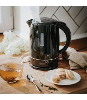 ADLER 1385B BLACK WHITE ELECTRIC KETTLE