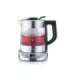 Severin WK 3473 electric kettle 1 L 2200 W Stainless steel, Transparent