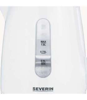 Severin WK 3411 electric kettle 1 L 2200 W White