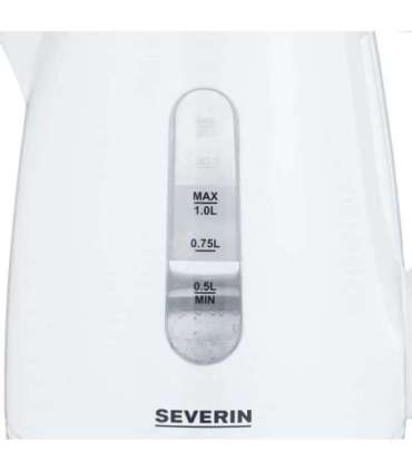 Severin WK 3411 electric kettle 1 L 2200 W White