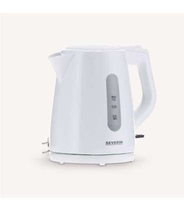 Severin WK 3411 electric kettle 1 L 2200 W White