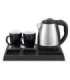Adler AD 1354 Hotel kettle stainless steel 1.2 L + tray with cups black, steel